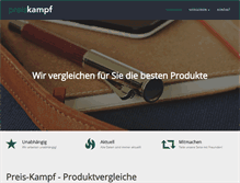 Tablet Screenshot of produktklick.com